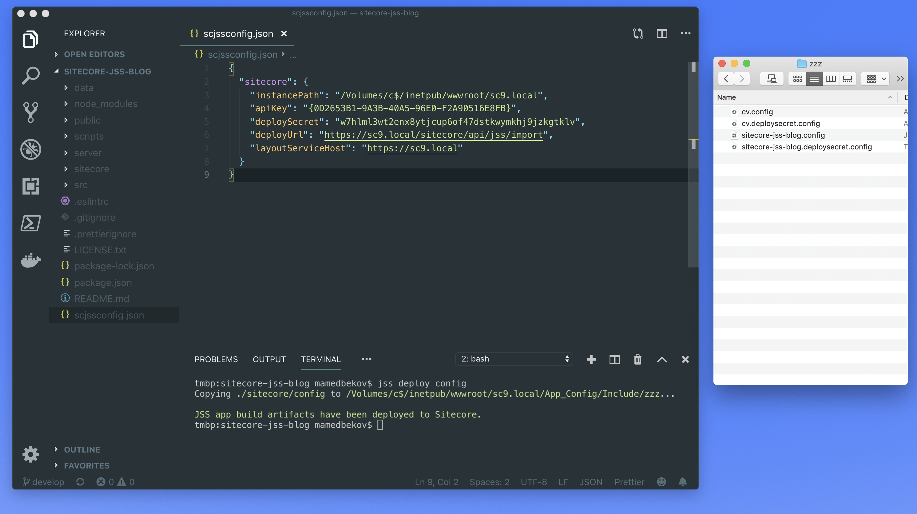 Sitecore JSS Configs