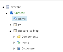 Sitecore Content Tree