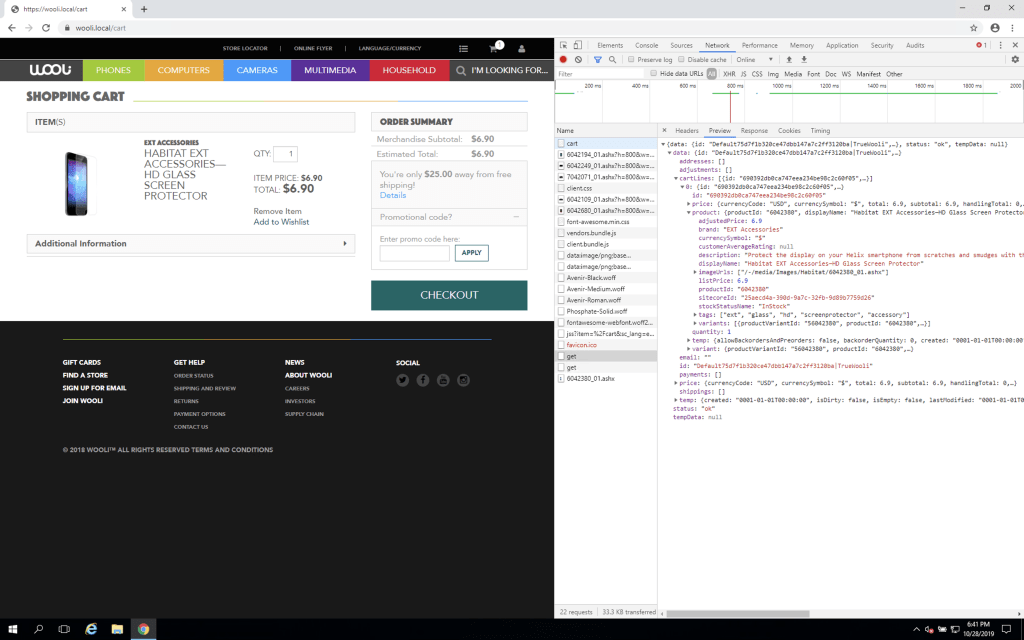 Sitecore Commerce + Sitecore JSS