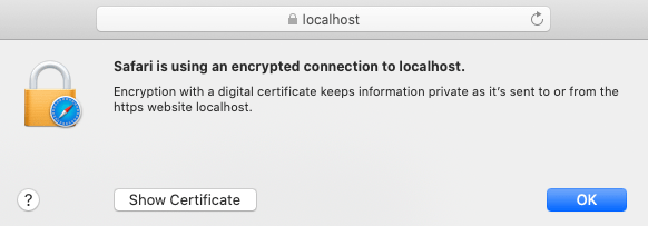 Sitecore JSS app running locally and is secured